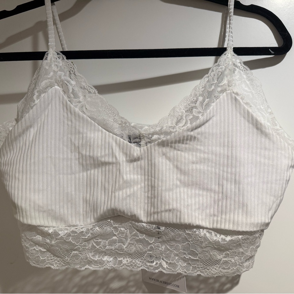 Beach Riot White Lace Trim Bikini - Picture 9 of 11